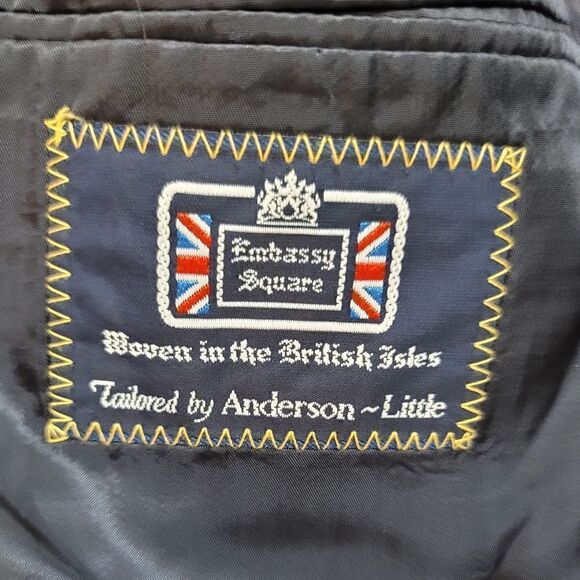 EMBASSY SQUARE 100% Wool Suit Jacket - Picture 14 of 16